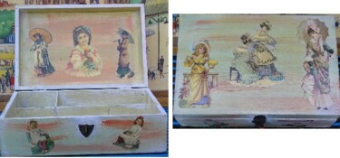 Peinture intitulée "Ombrelles" par Florence Masson, Œuvre d'art originale