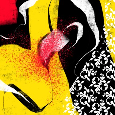 Arts numériques intitulée "Flowering Soul" par Cila, Œuvre d'art originale, Peinture numérique