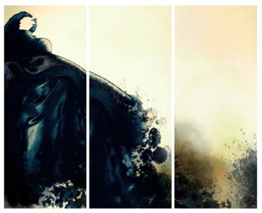projet paravent 1 Arts numériques intitulée "projet paravent 1" par Nicole Rochedix, Œuvre d'art originale