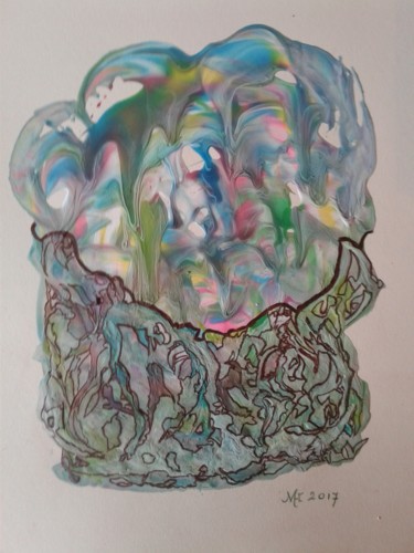 Schilderij getiteld "20170926-112821.jpg" door Marianne Huizinga, Origineel Kunstwerk