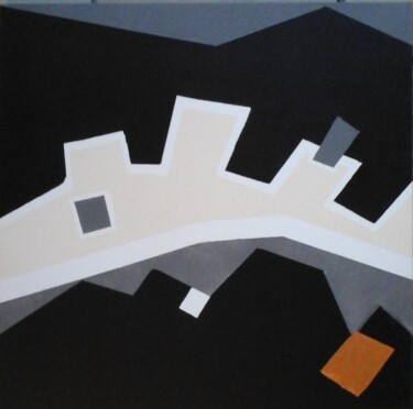 Ζωγραφική με τίτλο "50x50-cm-constructi…" από Esteves De Cooman, Αυθεντικά έργα τέχνης, Ακρυλικό