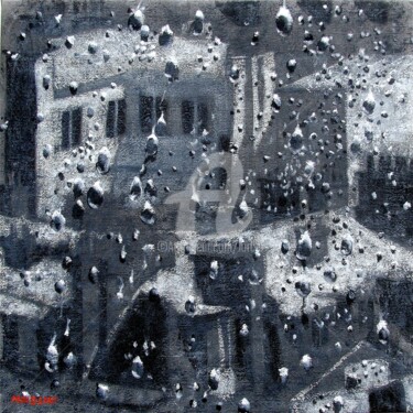 Peinture intitulée "" JOUR DE PLUIE "" par Carlo Maiolini, Œuvre d'art originale, Huile