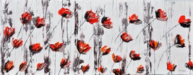 绘画 标题为“Poppies 2” 由Daniel Urbaník, 原创艺术品, 油