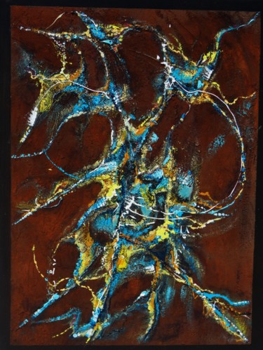 Peinture intitulée "tableau-2.jpg" par Veronique Blot, Œuvre d'art originale, Acrylique