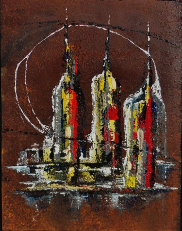Peinture intitulée "tableau-3.jpg" par Veronique Blot, Œuvre d'art originale, Acrylique