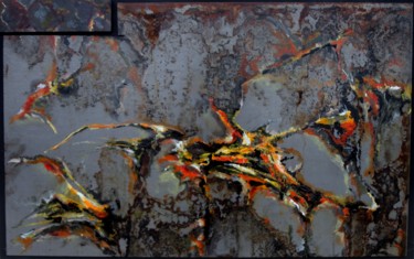 Peinture intitulée "tableau-5.jpg" par Veronique Blot, Œuvre d'art originale, Acrylique