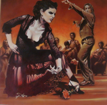 绘画 标题为“FLAMENCO” 由José Garcia (GARBEL), 原创艺术品, 丙烯