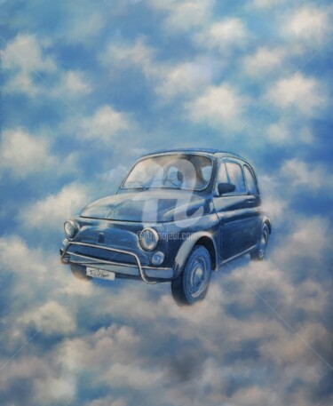 数字艺术 标题为“FIAT - 500 L” 由Plauso Nivo Battistini, 原创艺术品, 数字油画
