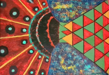 绘画 标题为“Ptéöris.jpg” 由Myriam Djaouk, 原创艺术品, 油