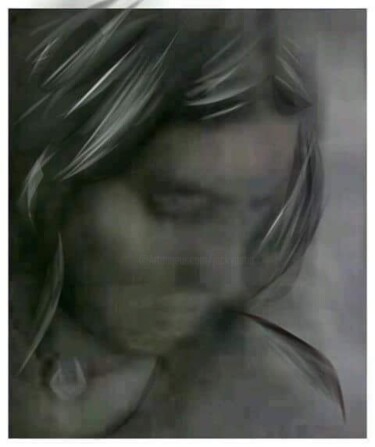 제목이 "Portrait blanc et n…"인 디지털 아트 Jacky Patin로, 원작