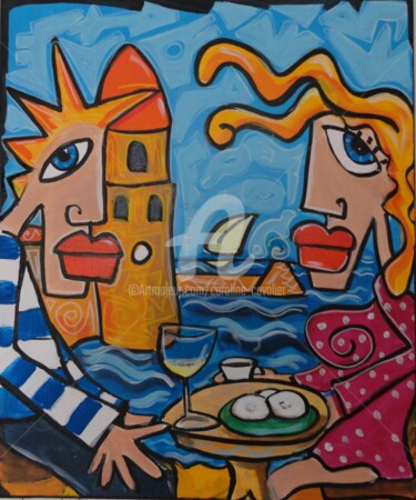 Pause café a Collioure