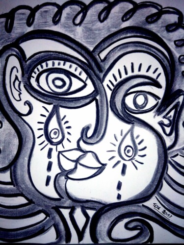 Peinture intitulée "###t€r€###" par Teretoma Tapi, Œuvre d'art originale