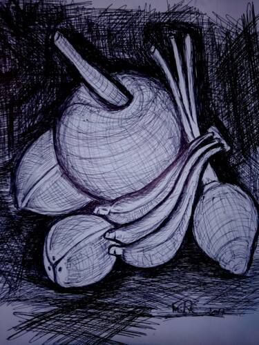 Peinture intitulée "###t€r€###ma'a hotu#" par Teretoma Tapi, Œuvre d'art originale