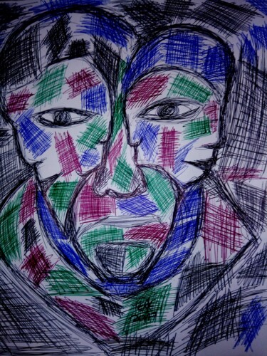 Peinture intitulée "###t€r€###" par Teretoma Tapi, Œuvre d'art originale