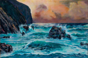 Peinture intitulée "Raymond ALTES ~ Hou…" par Raymond Altes, Œuvre d'art originale, Acrylique