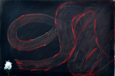 Malerei mit dem Titel "Demut (La humilité)" von Hans-Jürgen Grossmeyer, Original-Kunstwerk, Acryl