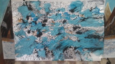 Peinture abstraite sur papier A3
