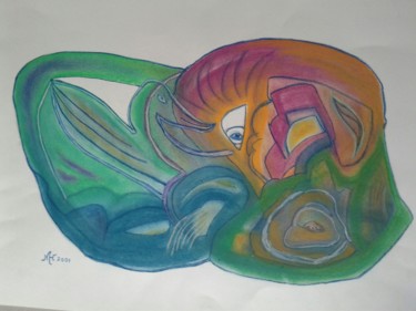Tekening getiteld "20171013-124017-2.j…" door Marianne Huizinga, Origineel Kunstwerk