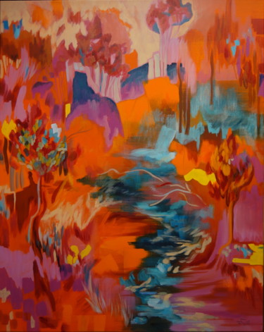 Painting titled "2015-i-frigiere-ora…" by Isabelle Frigiere, Original Artwork