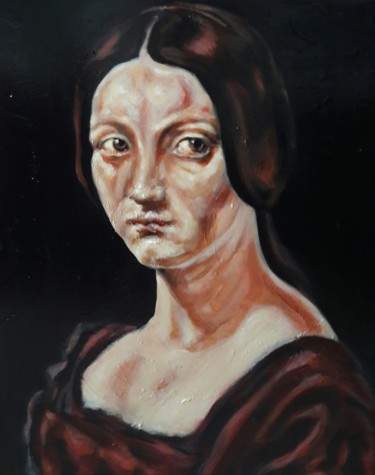 Peinture intitulée "Étude de "Léonard d…" par Sam Keusseyan, Œuvre d'art originale, Acrylique