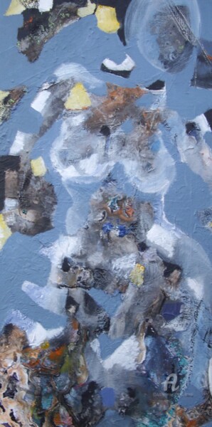 Painting titled "Cache-cache" by Sylvie Oliveri, Original Artwork, Acrylic