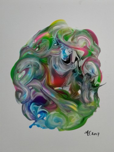 Schilderij getiteld "20171016-093514.jpg" door Marianne Huizinga, Origineel Kunstwerk