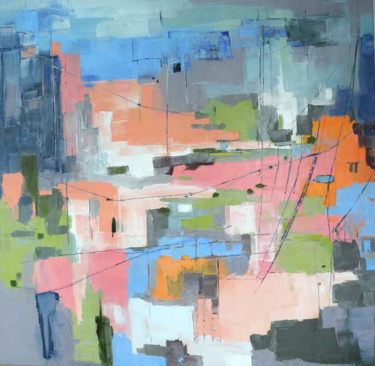 Peinture intitulée "Envol" par Gabrielle Hollensett-Grugier, Œuvre d'art originale, Huile
