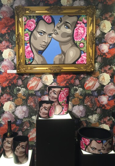 Artisanat intitulée "Pots ANNSIKACO Séri…" par Ann'Soco, Œuvre d'art originale, Décoration de maison