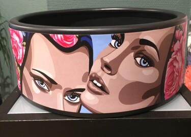 Artisanat intitulée "" La reine " série…" par Ann'Soco, Œuvre d'art originale, Décoration de maison