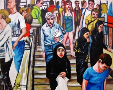 Pintura intitulada ""Passaggio"" por Gianni Marrone, Obras de arte originais, Óleo