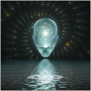 数字艺术 标题为“la pensée universel…” 由Harald Dastis, 原创艺术品, 2D数字工作