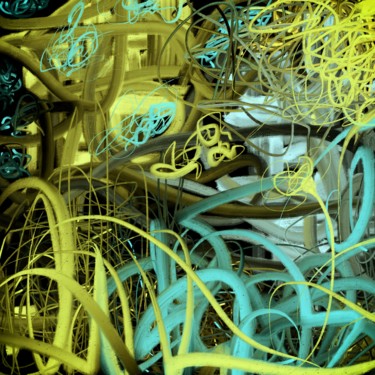 Arts numériques intitulée "Inner Garden" par Cila, Œuvre d'art originale, Peinture numérique