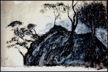 Peinture intitulée "OMBRES N°1" par Gillsman, Œuvre d'art originale, Acrylique