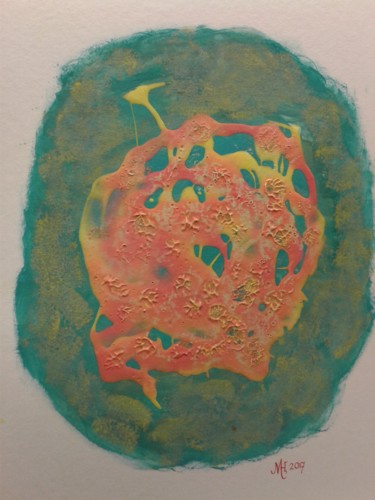Schilderij getiteld "20171020-185336.jpg" door Marianne Huizinga, Origineel Kunstwerk