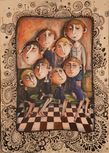 Les petits de Melle Martichou institutrice laïque
