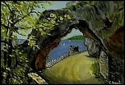 Peinture intitulée "Beaulieu-route bass…" par Gisèle Darrieux-Boblin, Œuvre d'art originale, Huile