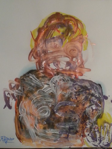 Peinture intitulée "The KinG of the Bio…" par Rbio, Œuvre d'art originale
