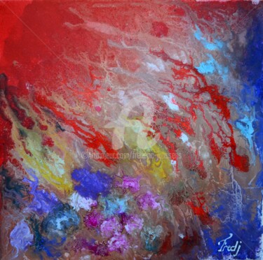 Peinture intitulée "Ivresse" par Frederic Janssens (Fredj), Œuvre d'art originale, Acrylique