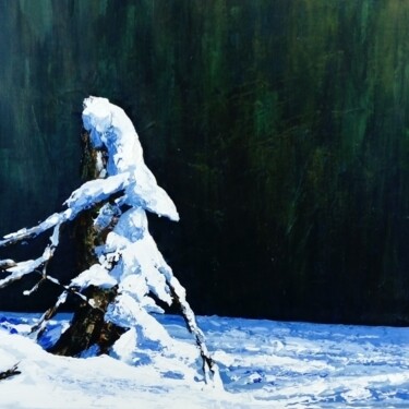 Peinture intitulée "7-30-x-30.jpg" par René Vincent-Viry, Œuvre d'art originale