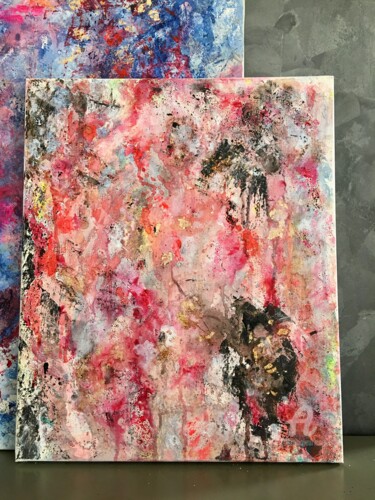 Les roses fanées Peinture intitulée "Les roses fanées" par So Arty, Œuvre d'art originale, Acrylique