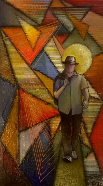 Peinture intitulée "Fin d'après-midi" par Thierry Robin, Œuvre d'art originale