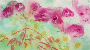 Peinture intitulée "20171024-110032.jpg" par Françoise Pinton Platen, Œuvre d'art originale, Aquarelle