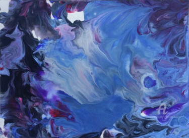 Painting titled "Paix 1" by Christine Barone, Original Artwork, Acrylic