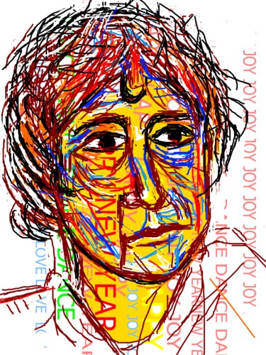 Digital Arts titled "portrait.jpg" by Anandswaroop Manchiraju, Original Artwork, Digital Painting