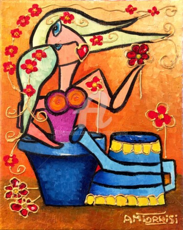 Le femme fleur