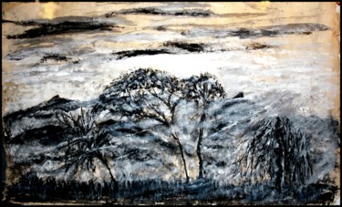 Peinture intitulée "OMBRE N°3" par Gillsman, Œuvre d'art originale, Acrylique