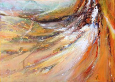 Peinture intitulée "Fraiche cascade   5…" par Frall, Œuvre d'art originale