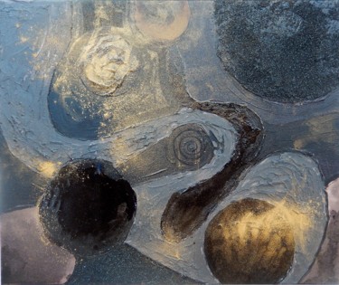 Peinture intitulée "Cosmos   50x60 cm" par Frall, Œuvre d'art originale