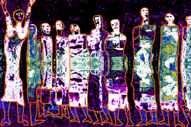 Digital Arts titled "ghost-famly.png" by Anandswaroop Manchiraju, Original Artwork, Digital Painting