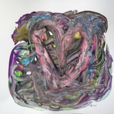 Schilderij getiteld "20171027-103849.jpg" door Marianne Huizinga, Origineel Kunstwerk
